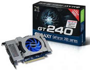 Galaxy GeForce GT 240 D3 512M